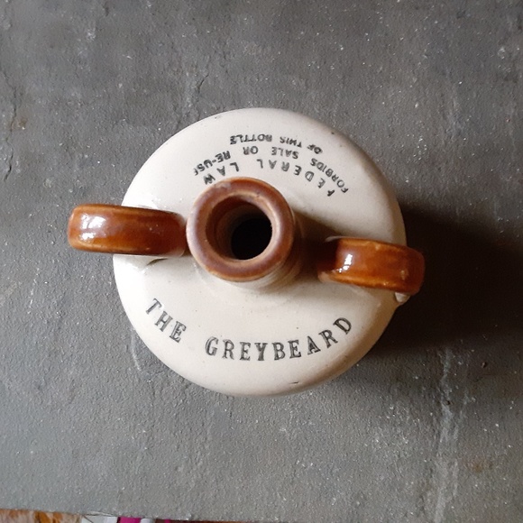 Vintage Stoneware Ceramic Jug 1940's The GreyBeard  Scotland Whisky - Picture 3 of 5